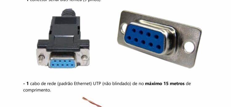 Cabo de configuração para centrais Intelbras linha CP.